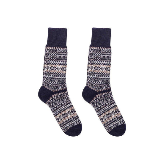 Nordic Socks Merino Wool in PERFORM™ (Sigrid - Navy)