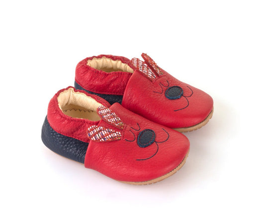 Prewalkers SlipOn – Puppy Pals in Red & Navy