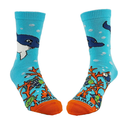 Dolphins in the Ocean Socks (Ages 5-7)