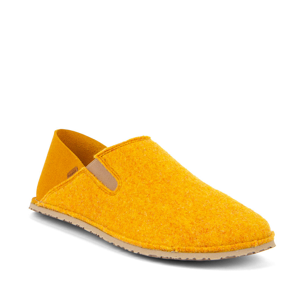 Barefoot Slip On Wooly Slipper Yellow