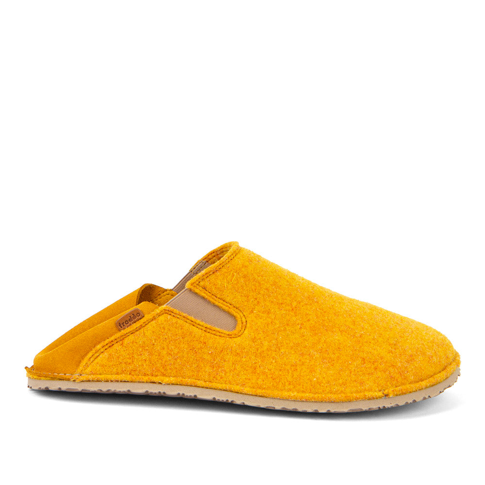 Barefoot Slip On Wooly Slipper Yellow