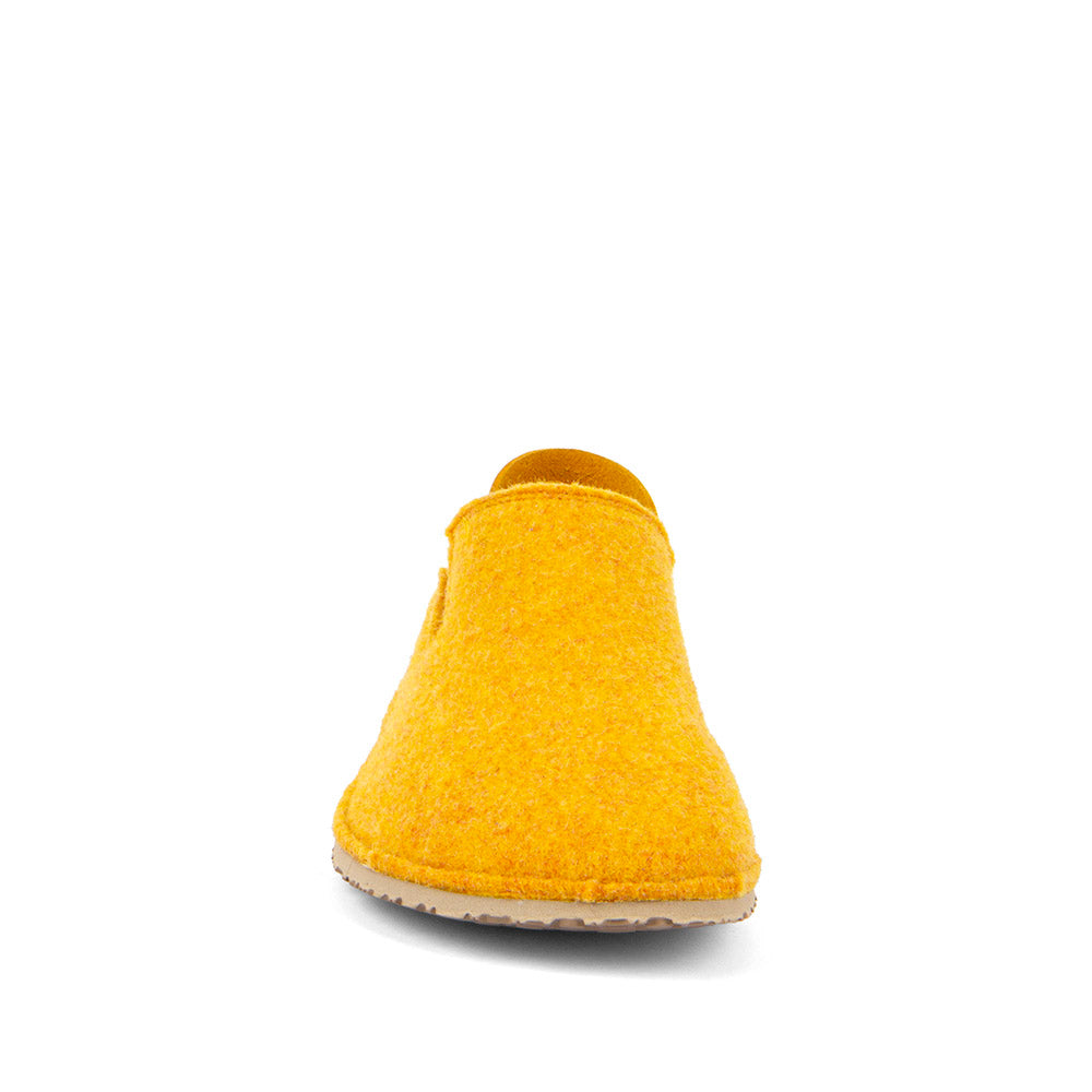 Barefoot Slip On Wooly Slipper Yellow