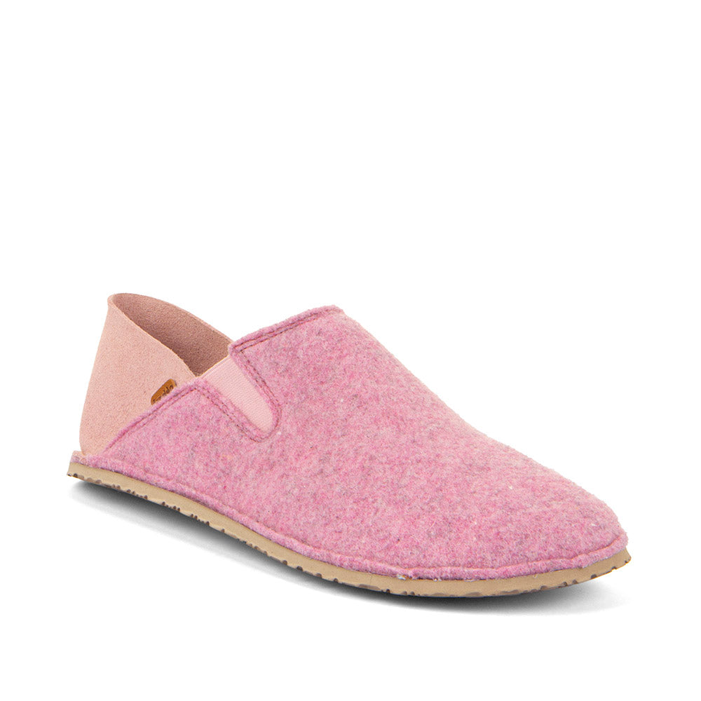 Barefoot Slip On Wooly Slipper Pink