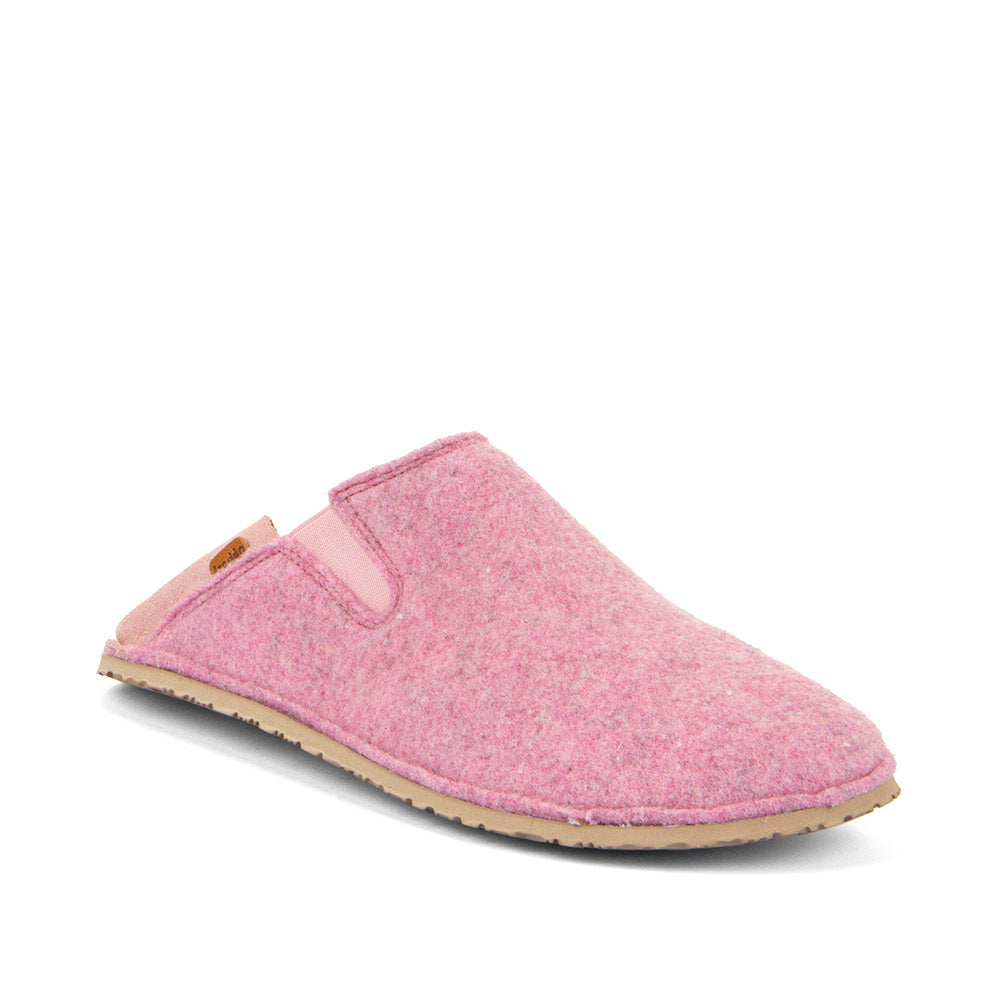 Barefoot Slip On Wooly Slipper Pink