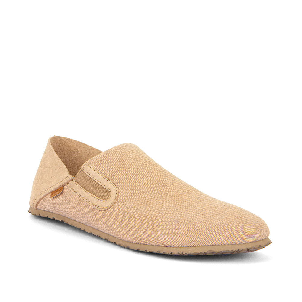 Barefoot Slip On Canvas Slipper Taupe
