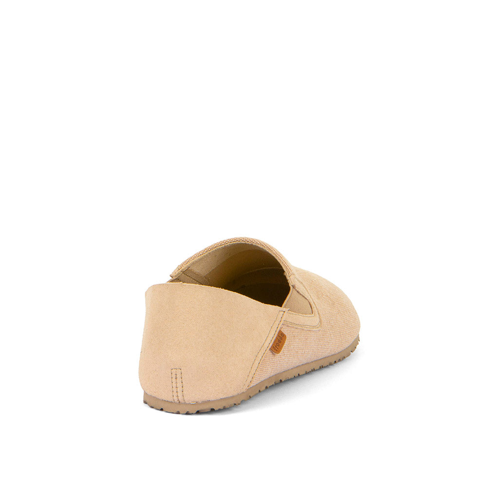 Barefoot Slip On Canvas Slipper Taupe