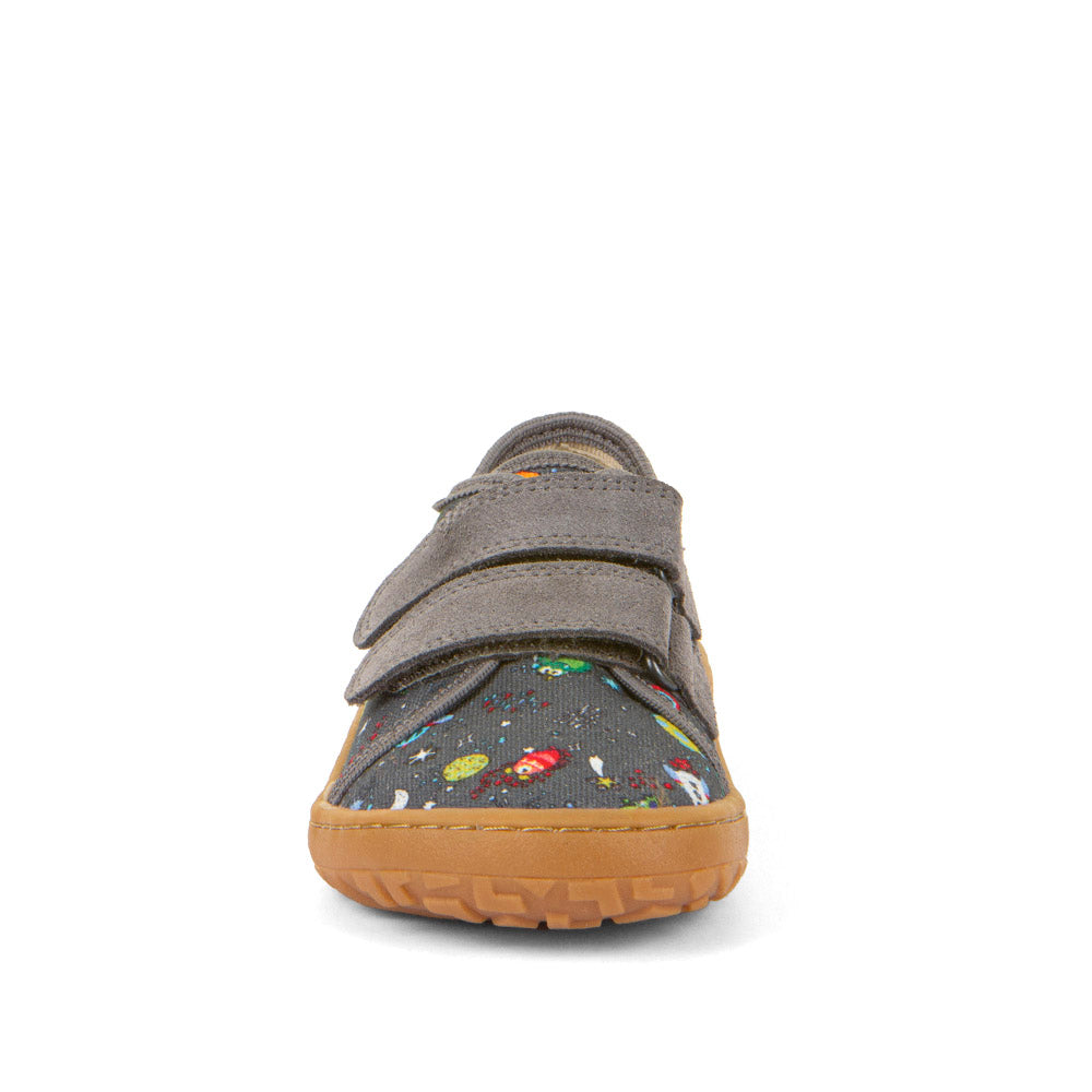 Barefoot Canvas – Grey with Space Explorer Print