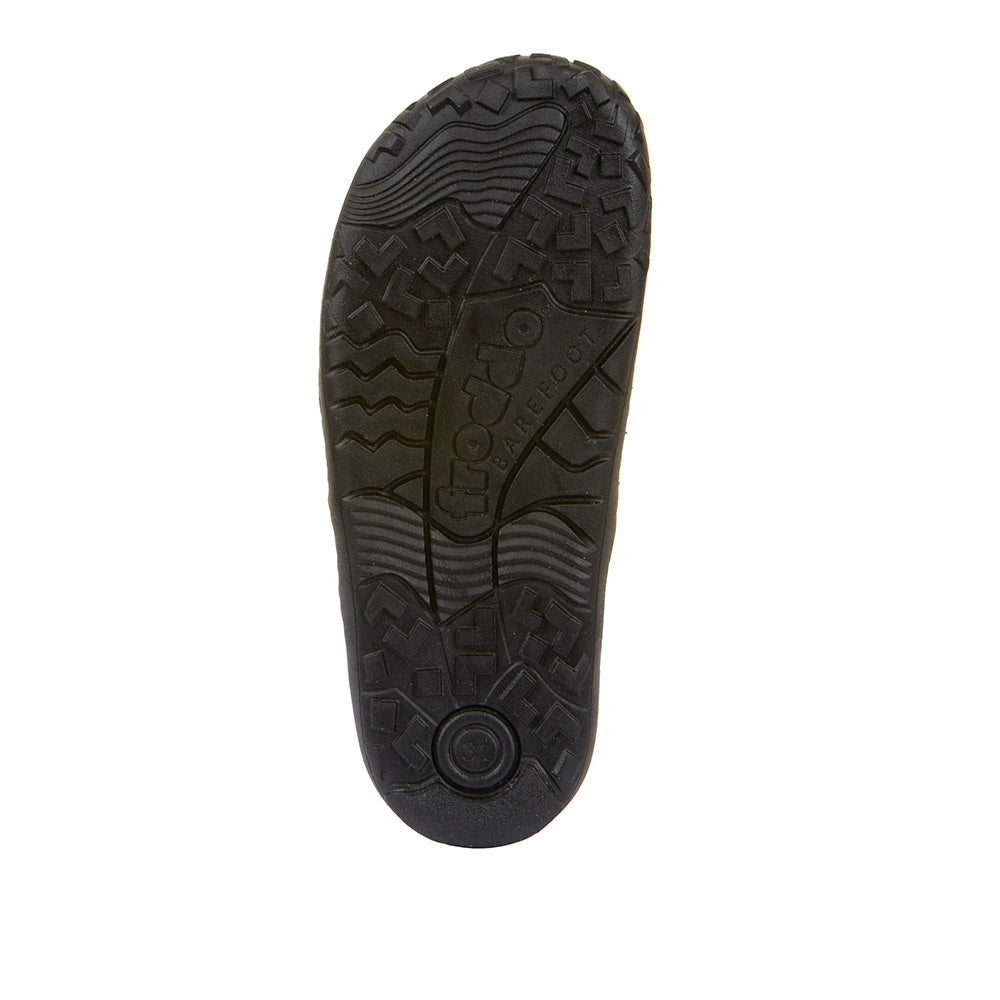 Barefoot Canvas Mary Janes in Black