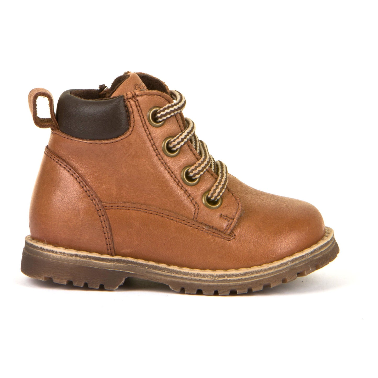 Mono Lace-Up Boot with Side Zipper – Fleece Lined