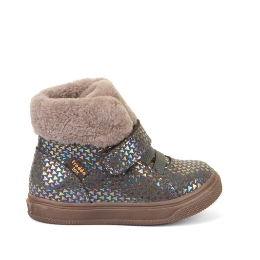 Basco TEX Waterproof Leather Boot in Grey/Silver
