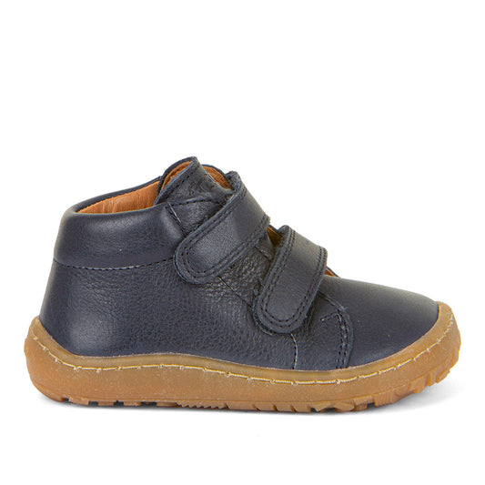 Barefoot First Step Leather Shoes in Dark Blue