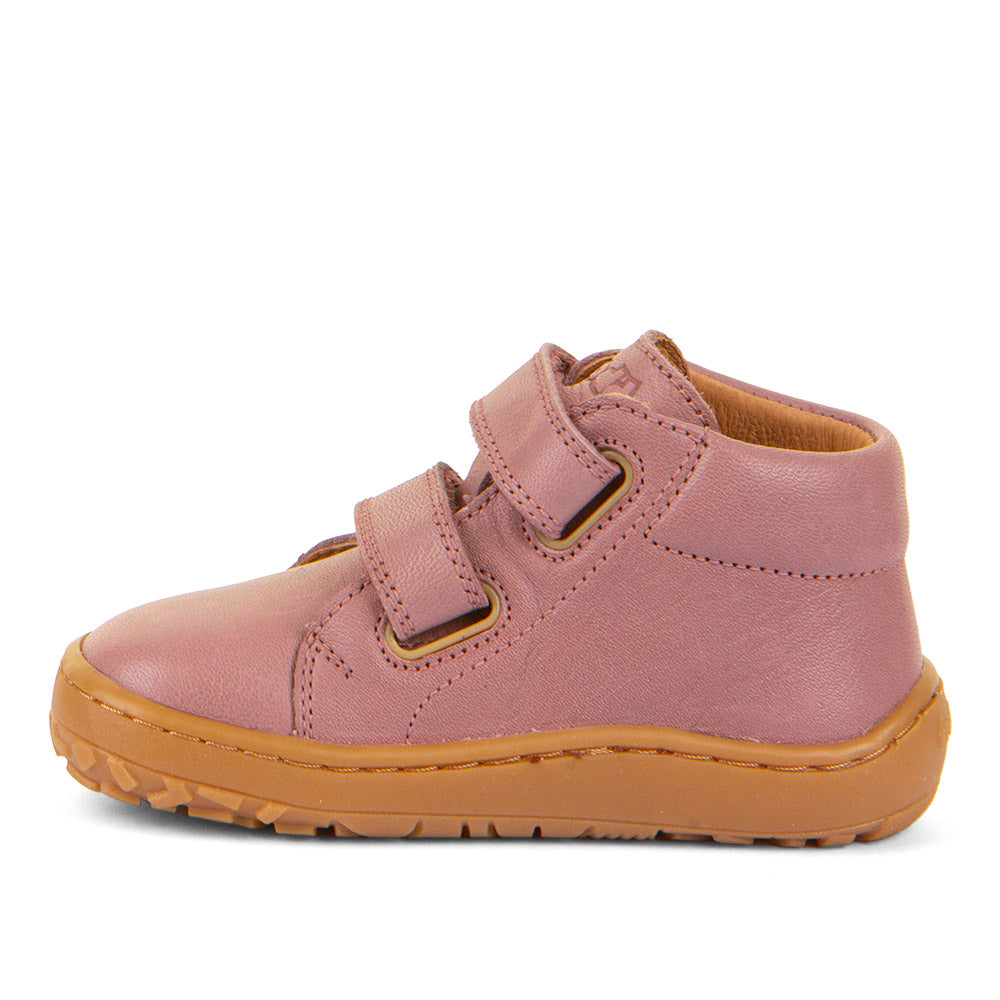 Barefoot First Step Leather Shoes in Dark Pink