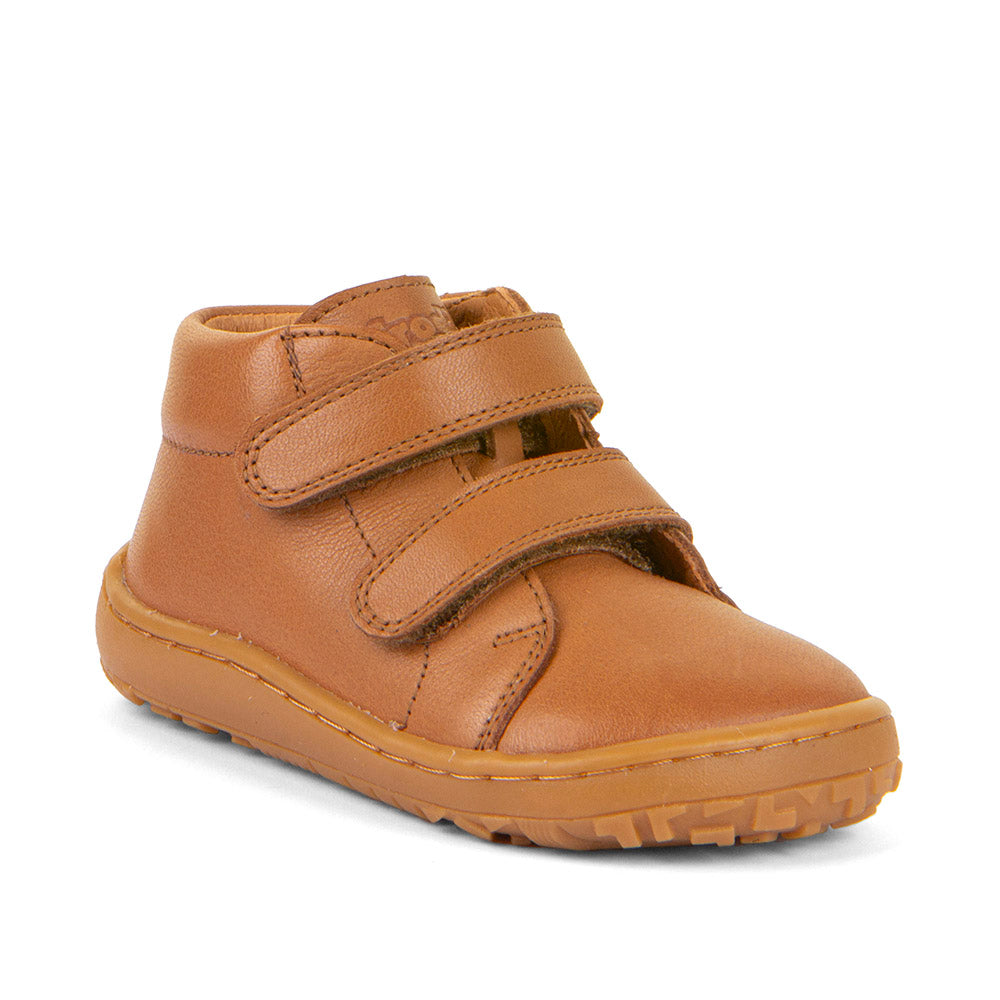 Barefoot First Step Leather Shoes in Cognac