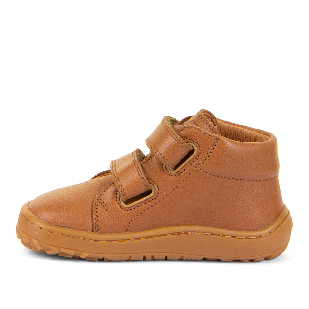 Barefoot First Step Leather Shoes in Cognac