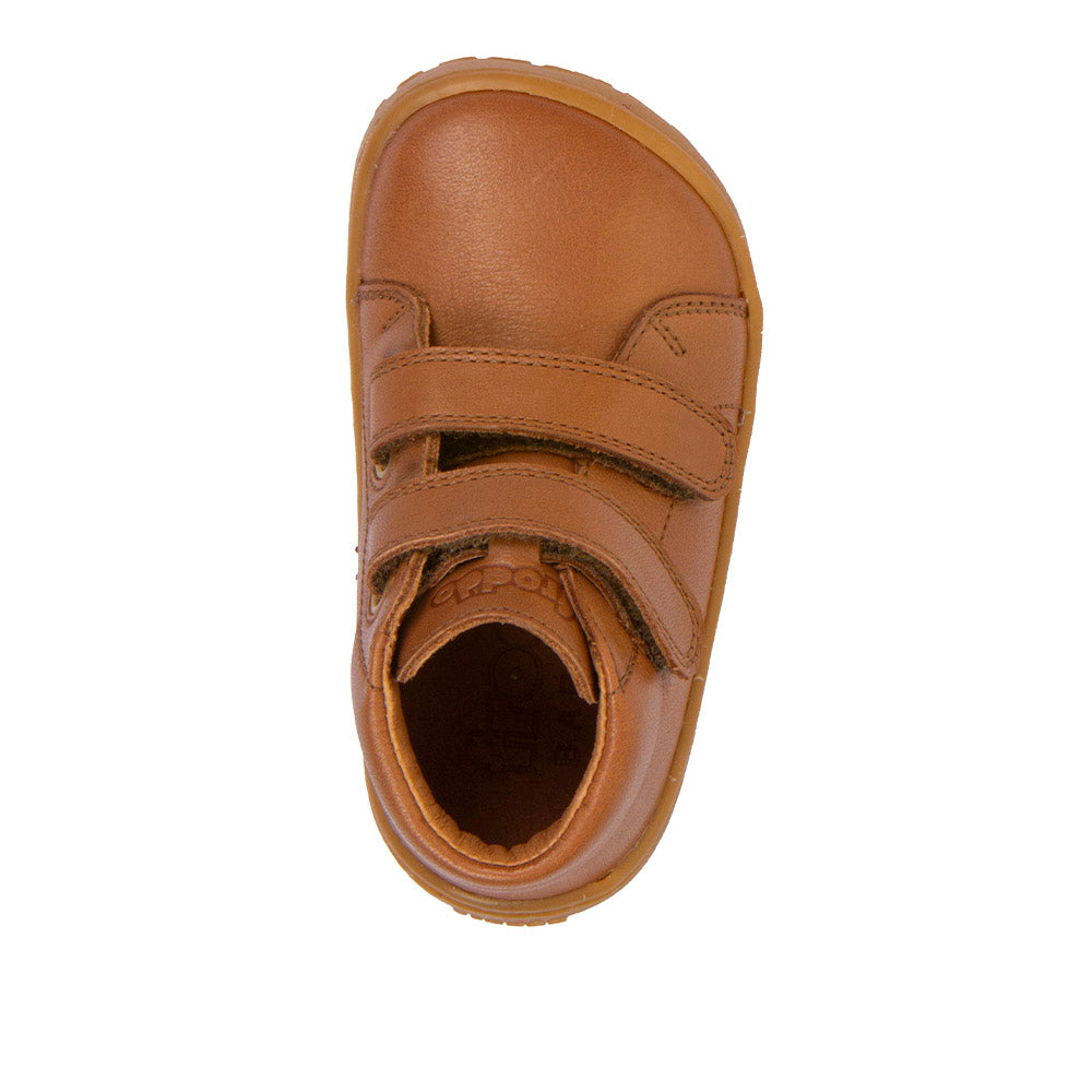 Barefoot First Step Leather Shoes in Cognac