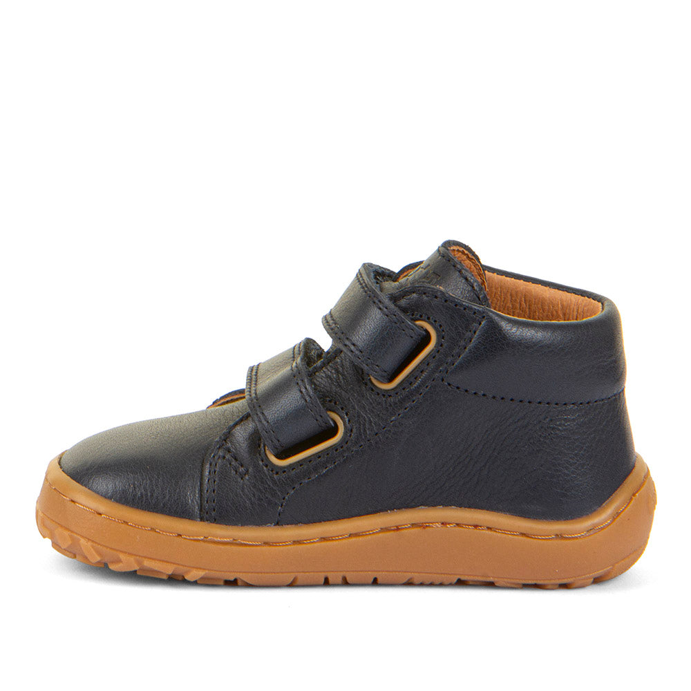 Barefoot First Step Leather Shoes in Dark Blue
