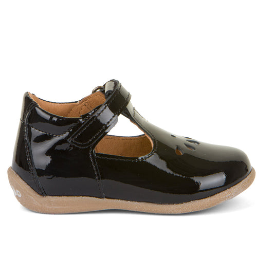 Gigi T-Bar Black Patent
