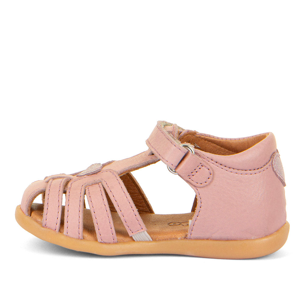 Daisy Sandal – Pink with Shiny Heart Detailing
