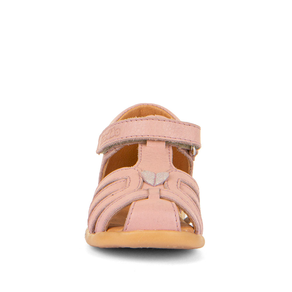 Daisy Sandal – Pink with Shiny Heart Detailing