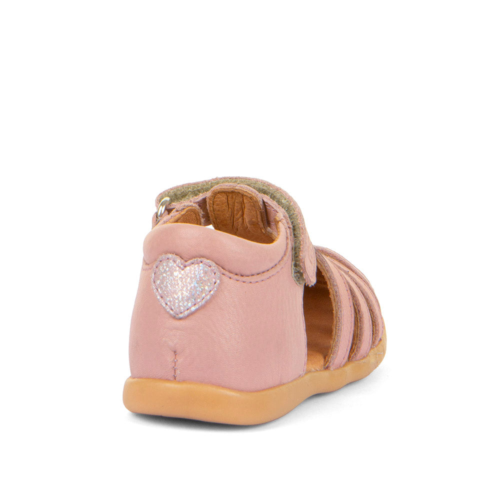 Daisy Sandal – Pink with Shiny Heart Detailing