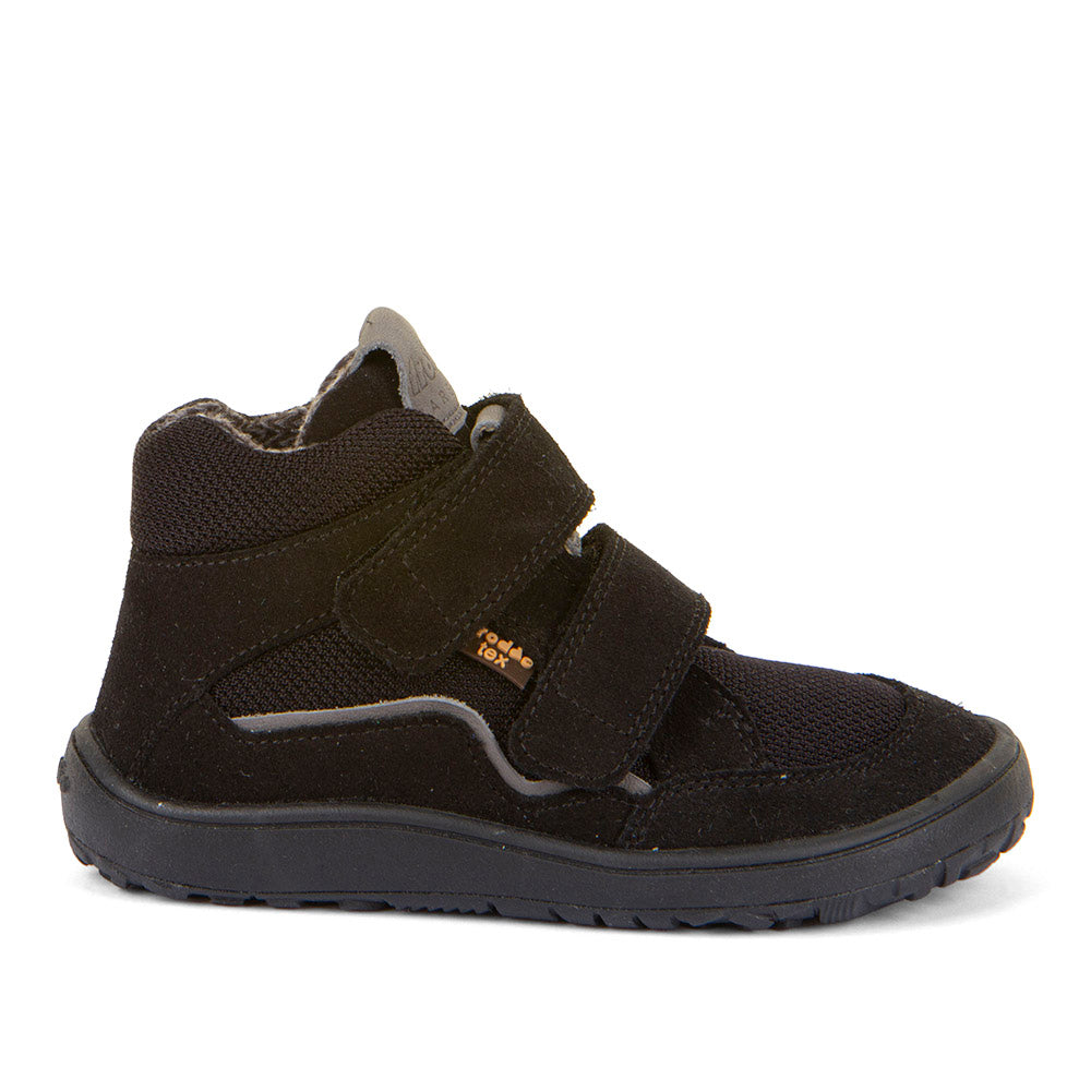 Barefoot Autumn TEX Waterproof Shoes – Leather & Mesh in Black