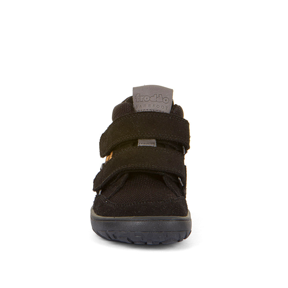 Barefoot Autumn TEX Waterproof Shoes – Leather & Mesh in Black