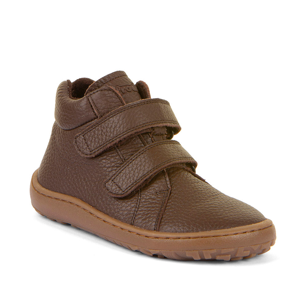 Barefoot Autumn Water-Repellent Leather Shoes in Brown