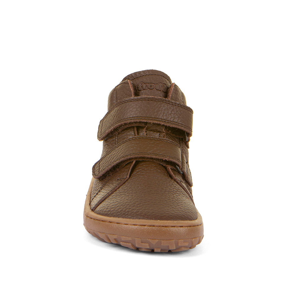 Barefoot Autumn Water-Repellent Leather Shoes in Brown