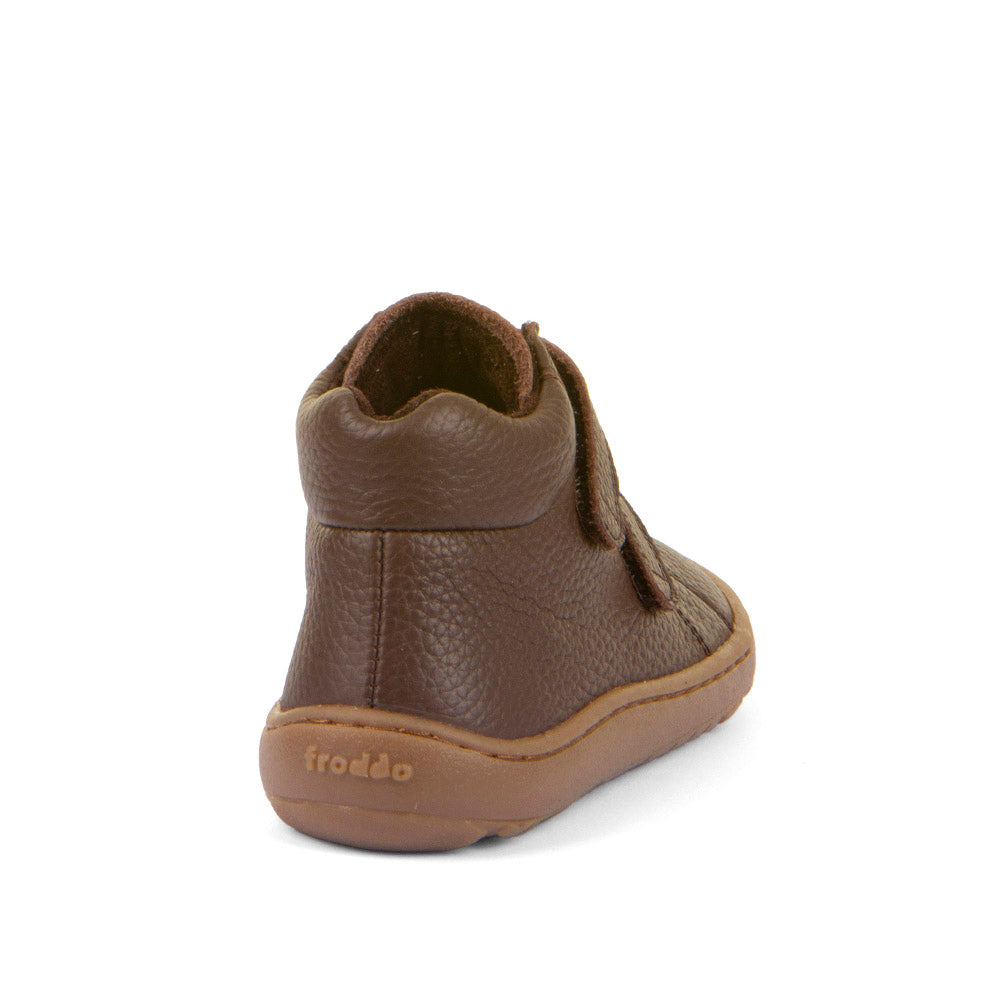 Barefoot Autumn Water-Repellent Leather Shoes in Brown
