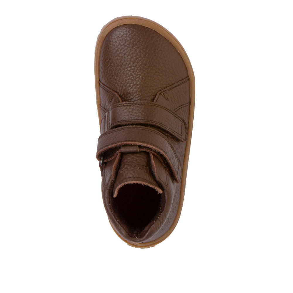 Barefoot Autumn Water-Repellent Leather Shoes in Brown