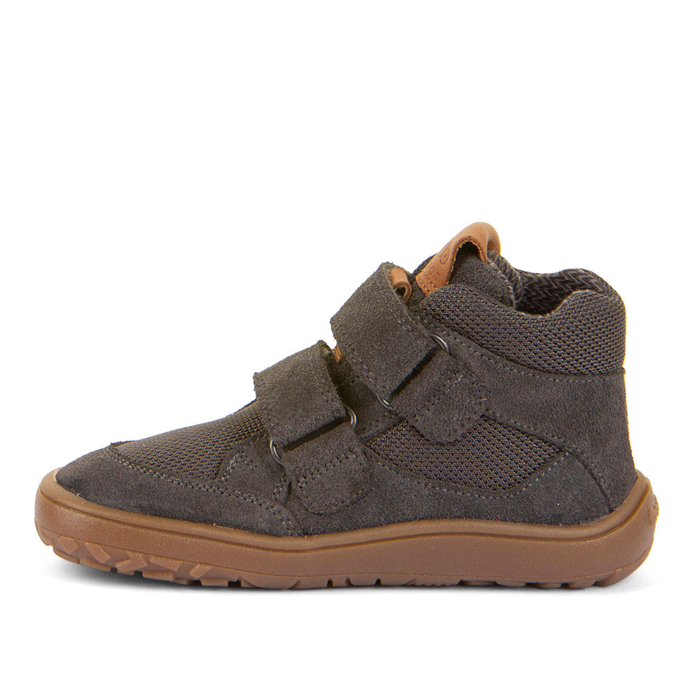 Barefoot Autumn TEX Waterproof Shoes – Leather & Mesh in Grey