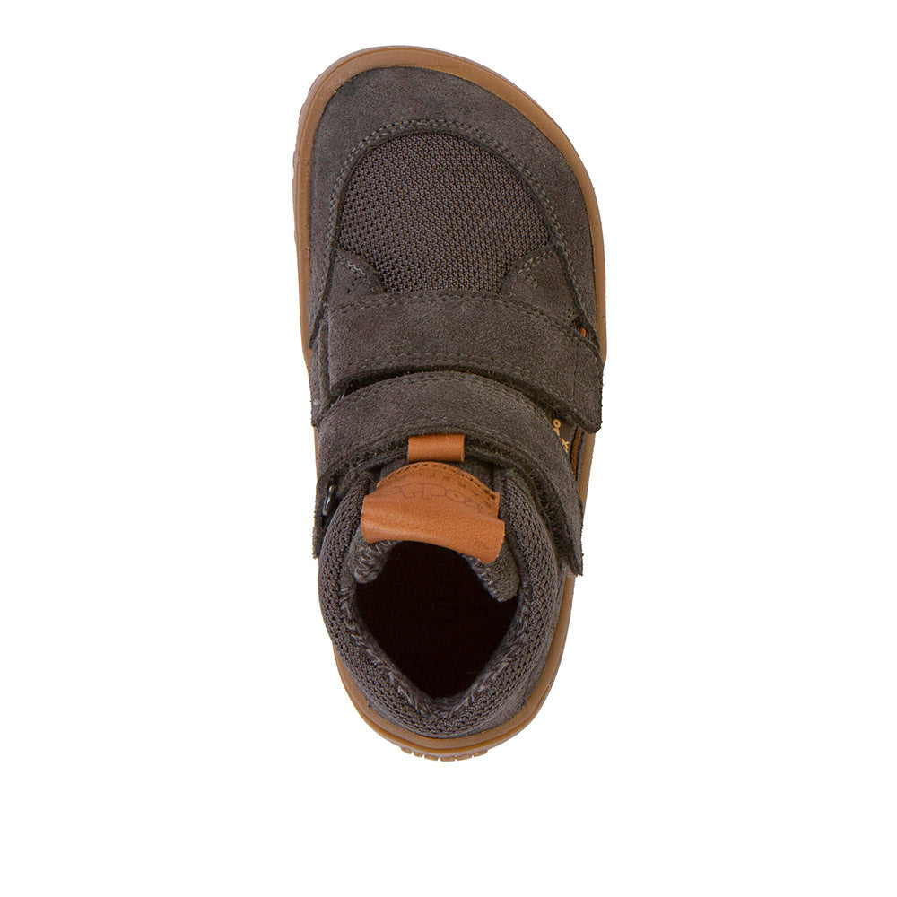 Barefoot Autumn TEX Waterproof Shoes – Leather & Mesh in Grey