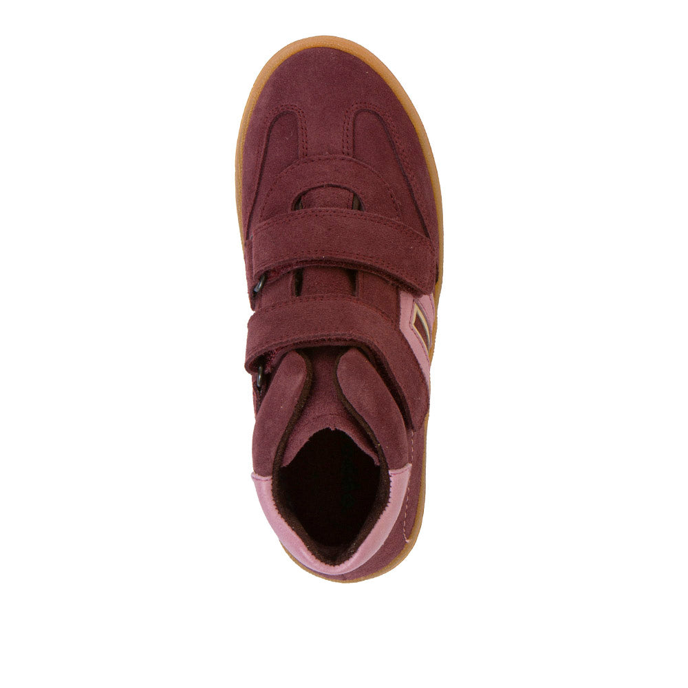 Lou Tex High-Top Waterproof Runner in Bordeaux