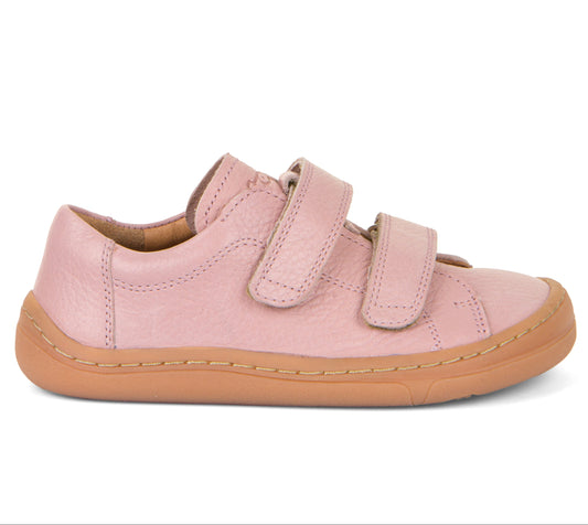 Barefoot D-Velcro Leather shoes in Pink