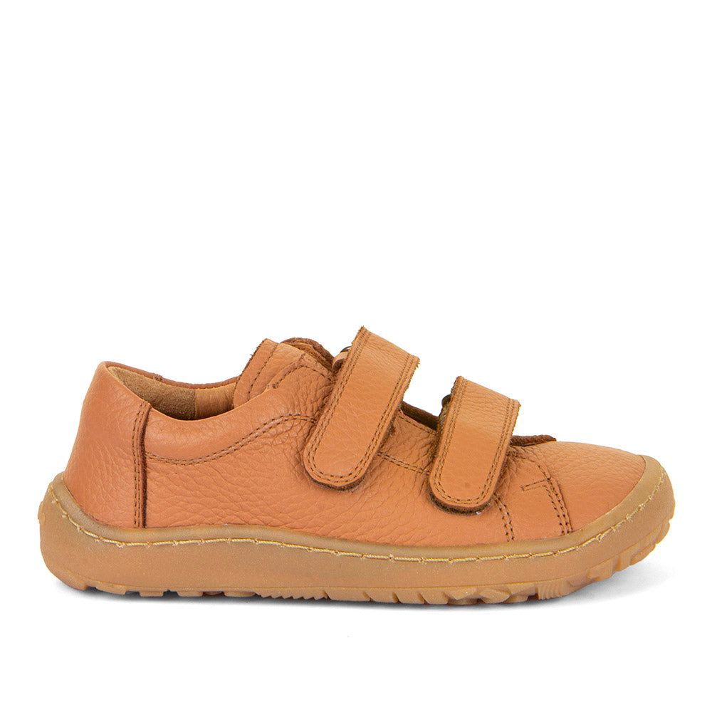 Barefoot Base Water-Repellent Leather Shoes in Cognac
