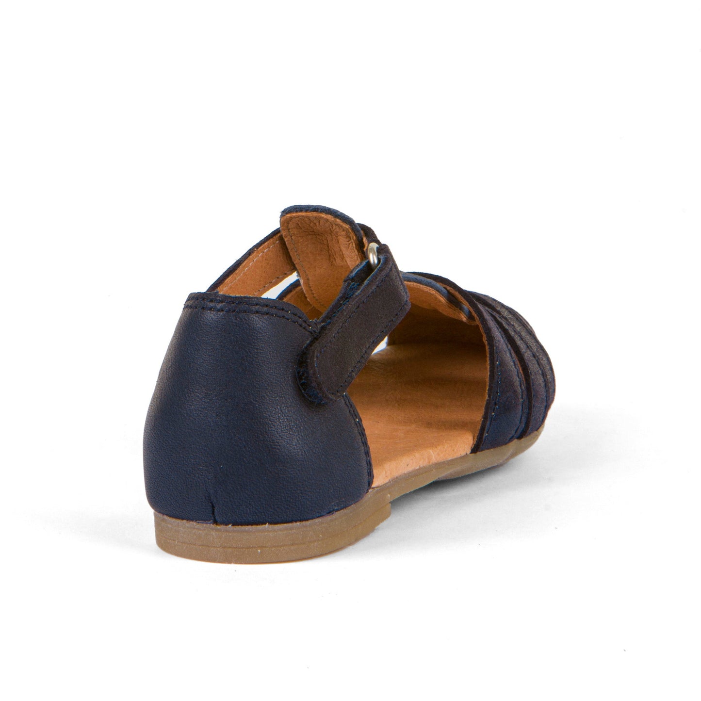 Fiona Closed Toe Sandals in Blue Shine