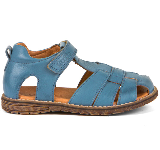 Daros Sandal – Classic Fisherman Leather Sandal in Jeans
