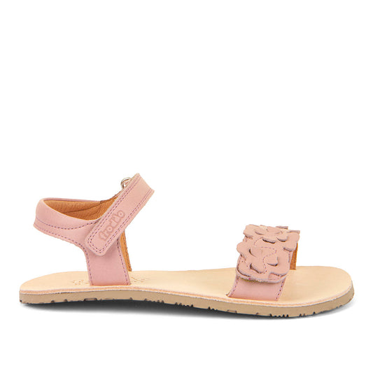 Barefoot Flexy Flowers Sandals – Leather Sandals for Kids in Pink