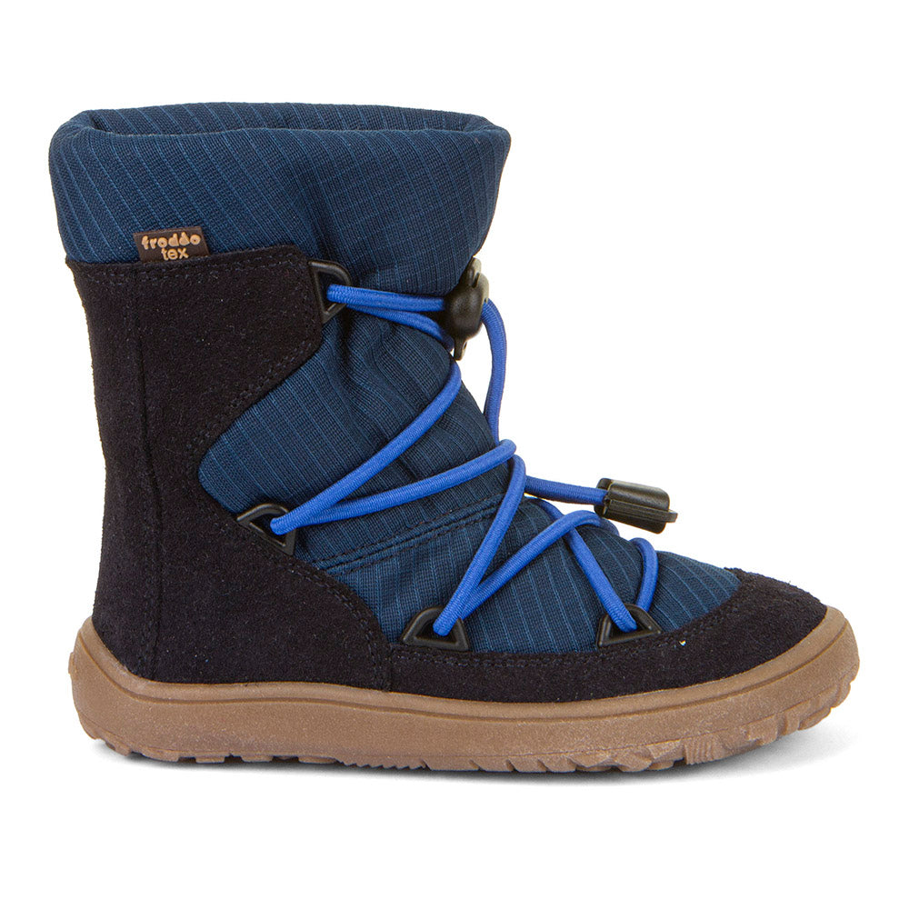 Barefoot TEX Track Wool Boots in Blue - Waterproof