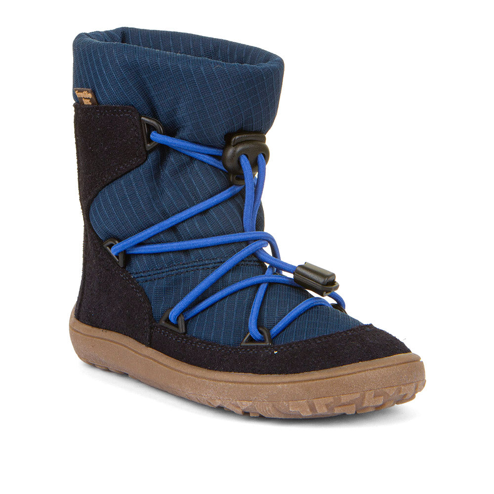 Barefoot TEX Track Wool Boots in Blue - Waterproof