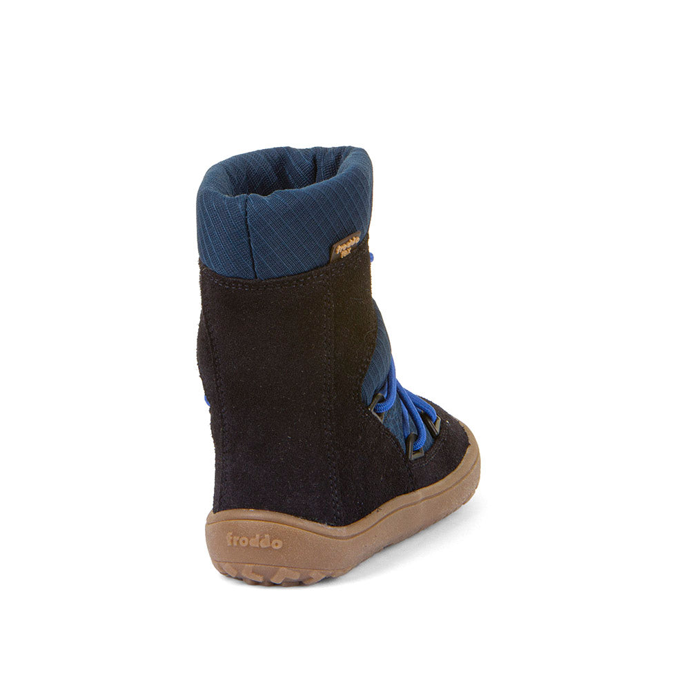 Barefoot TEX Track Wool Boots in Blue - Waterproof