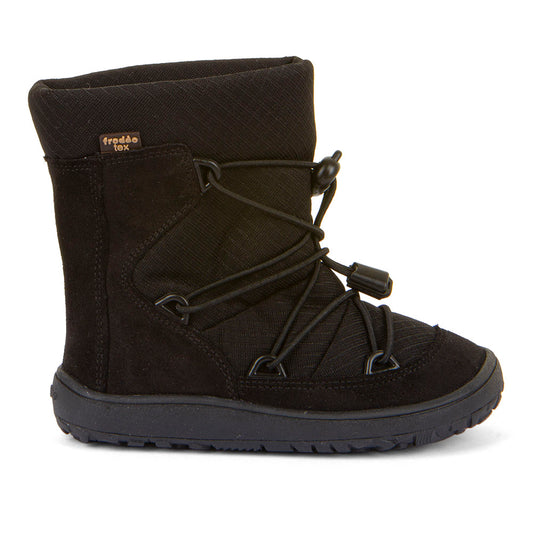 Barefoot TEX Track Wool Boots in Black - Waterproof