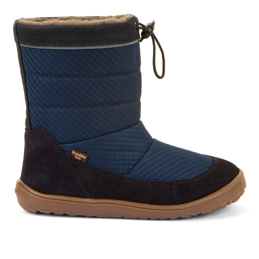 Barefoot UP TEX Snow Wool Boots in Dark Blue - Waterproof