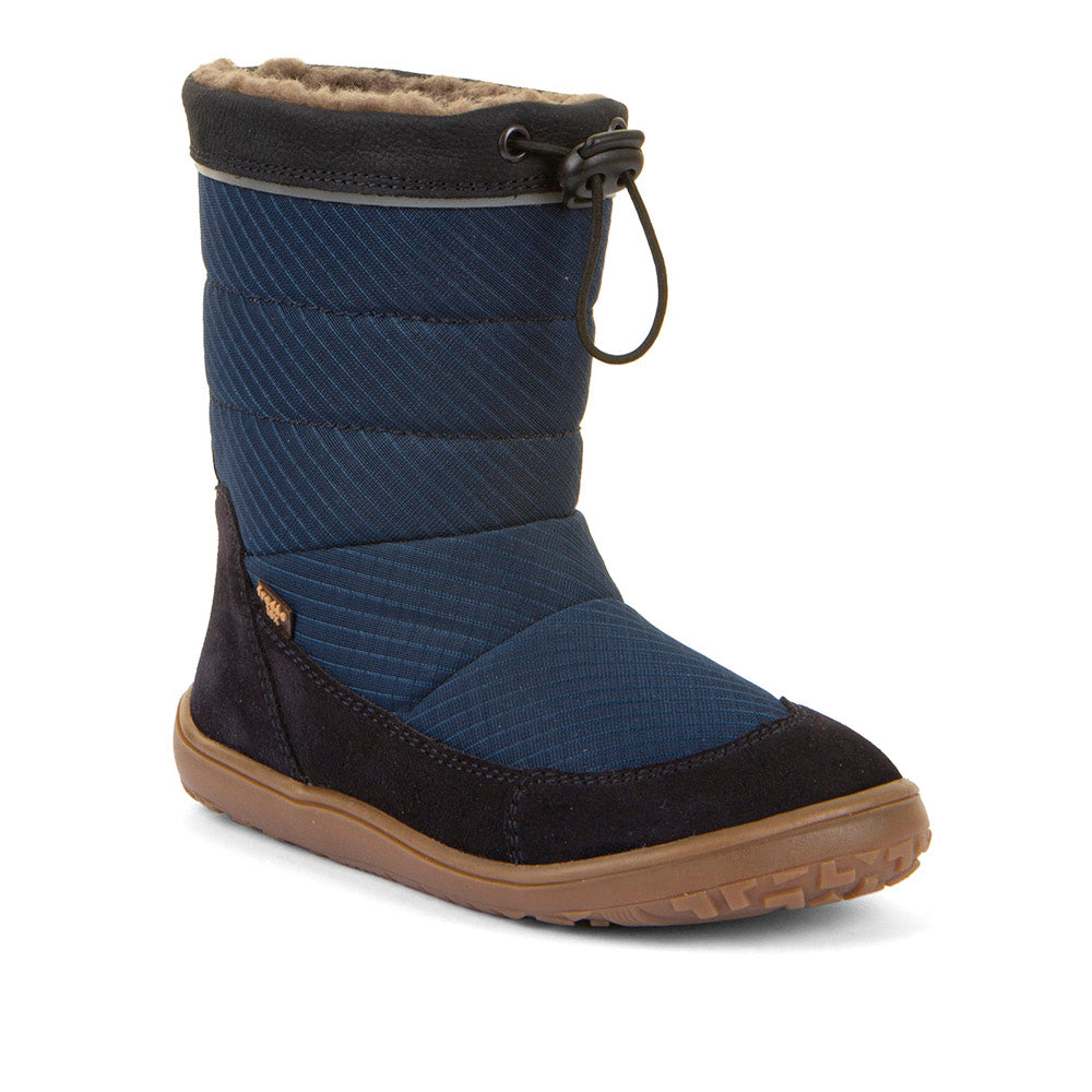 Barefoot UP TEX Snow Wool Boots in Dark Blue - Waterproof