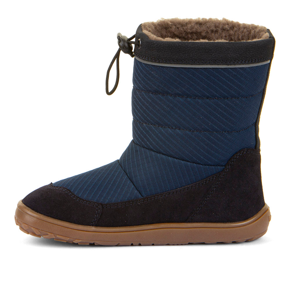 Barefoot UP TEX Snow Wool Boots in Dark Blue - Waterproof