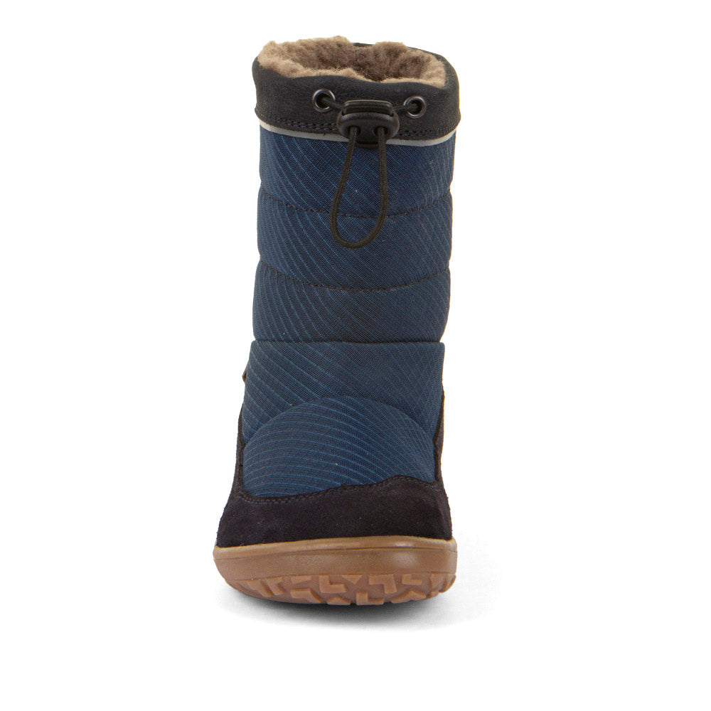 Barefoot UP TEX Snow Wool Boots in Dark Blue - Waterproof