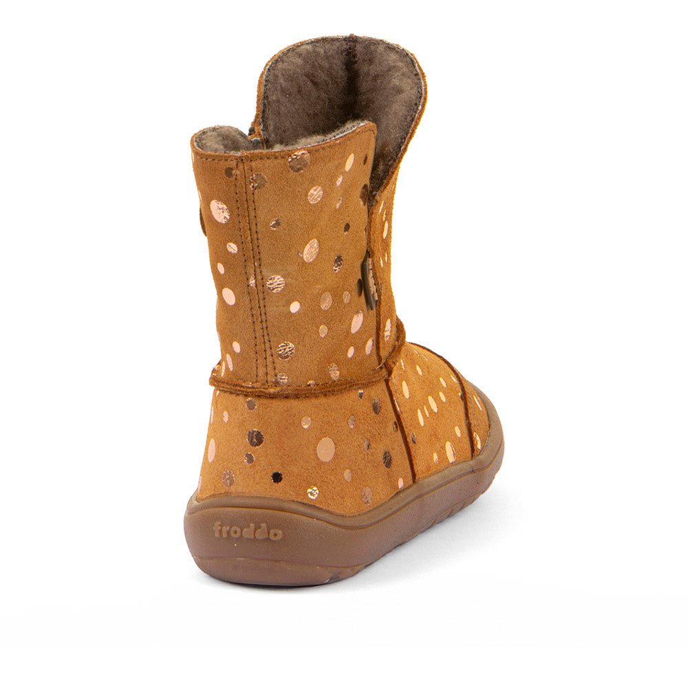 Barefoot Winter Boots – Suede with TEX Waterproofing in Bronze