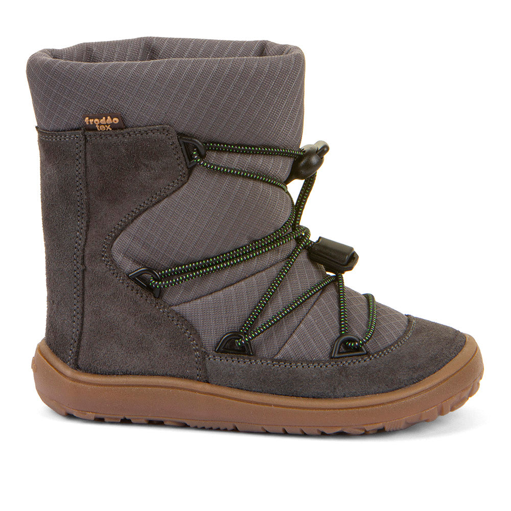 Barefoot TEX Track Wool Boots in Grey - Waterproof