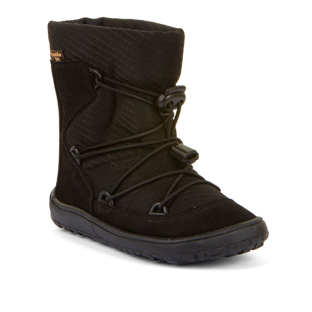 Barefoot TEX Track Wool Boots in Black - Waterproof
