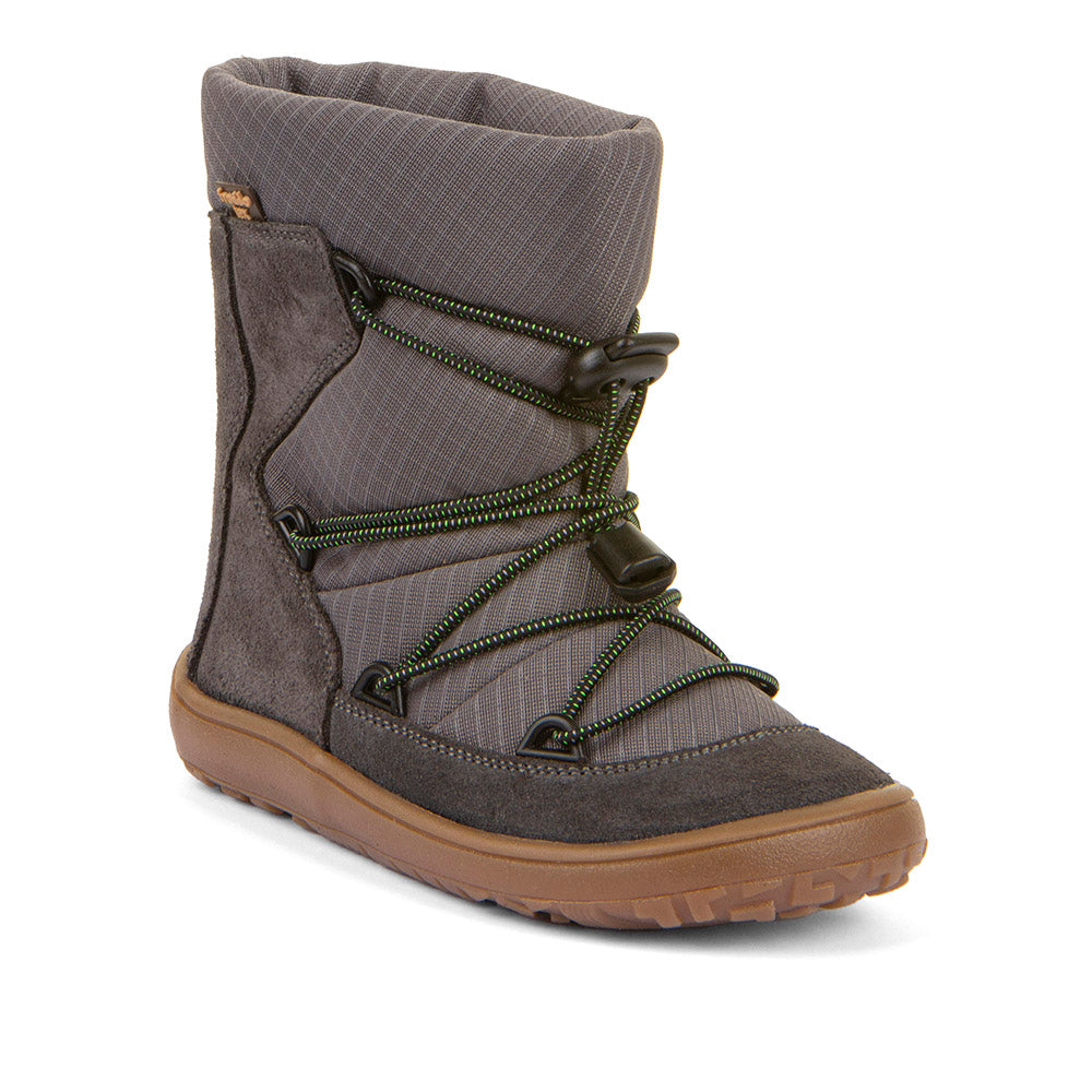 Barefoot TEX Track Wool Boots in Grey - Waterproof